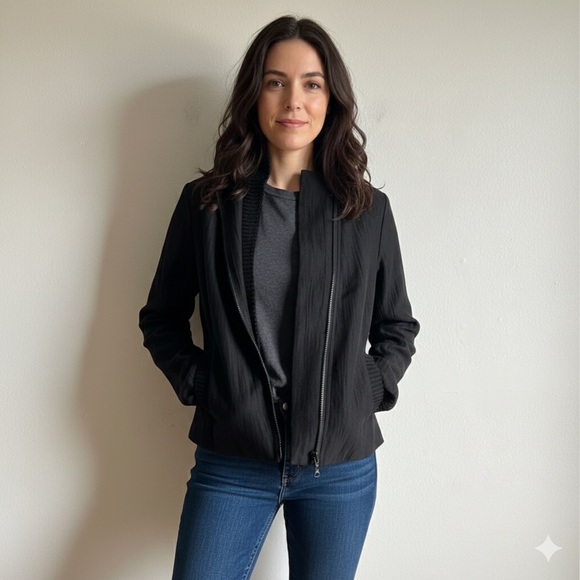 annette gortz Jackets & Blazers - Annette Gortz Sz S Black Lagenlook Minimalist Jacket